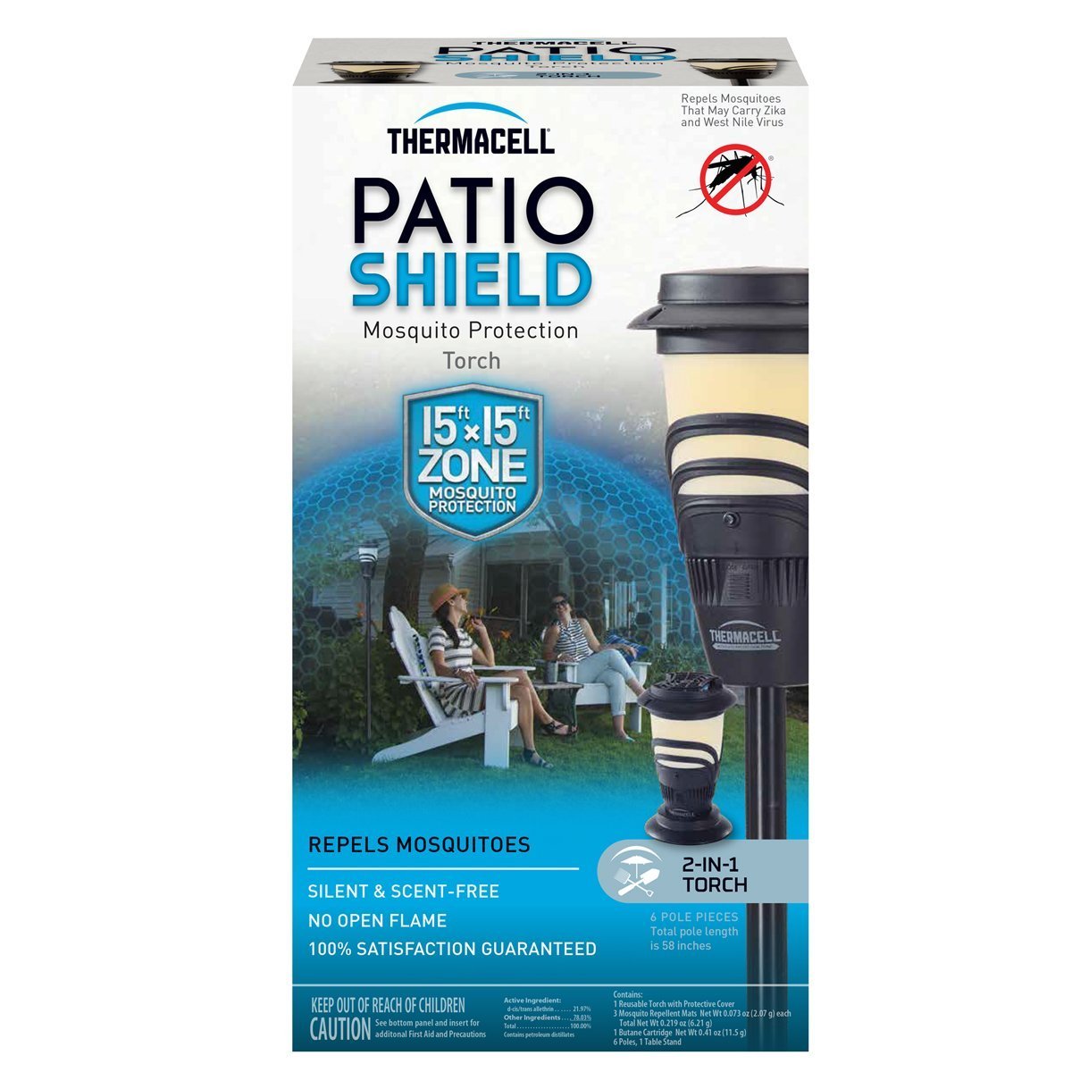 Lexington Mosquito Repellent Patio Shield Torch