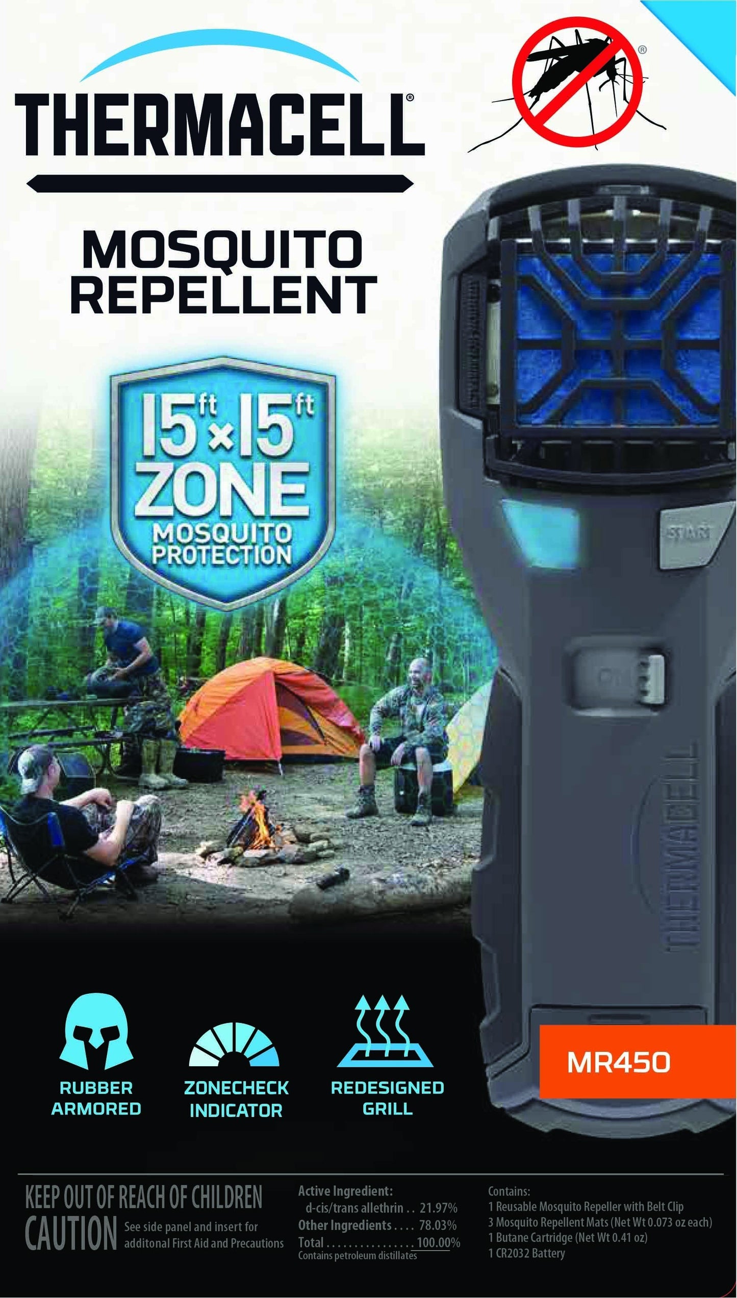MR450 Armored Portable Mosquito Repeller